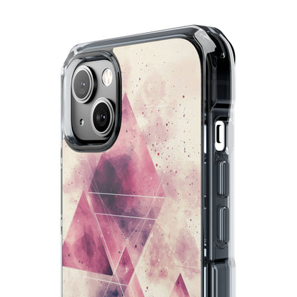 Triangles Overlap Serenity iPhone Case - Impact