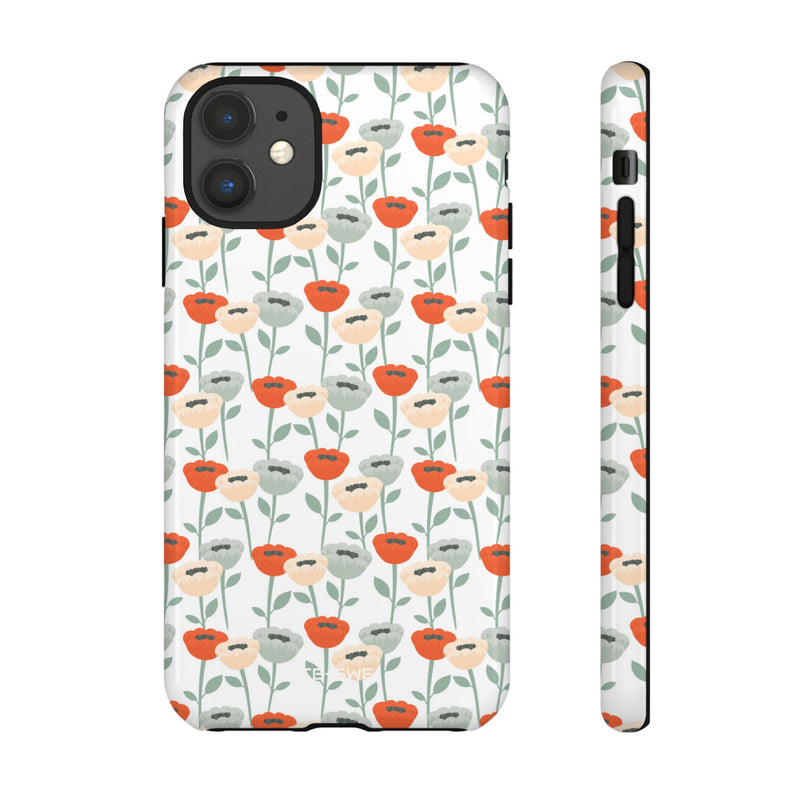 Minimalist Floral Elegance - iPhone Case