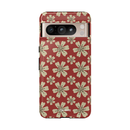 Retro Red Florals - Google Pixel Case