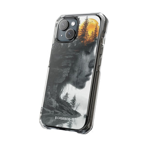 Nature's Reflection - Phone Case for iPhone (Clear Impact - Magnetic)