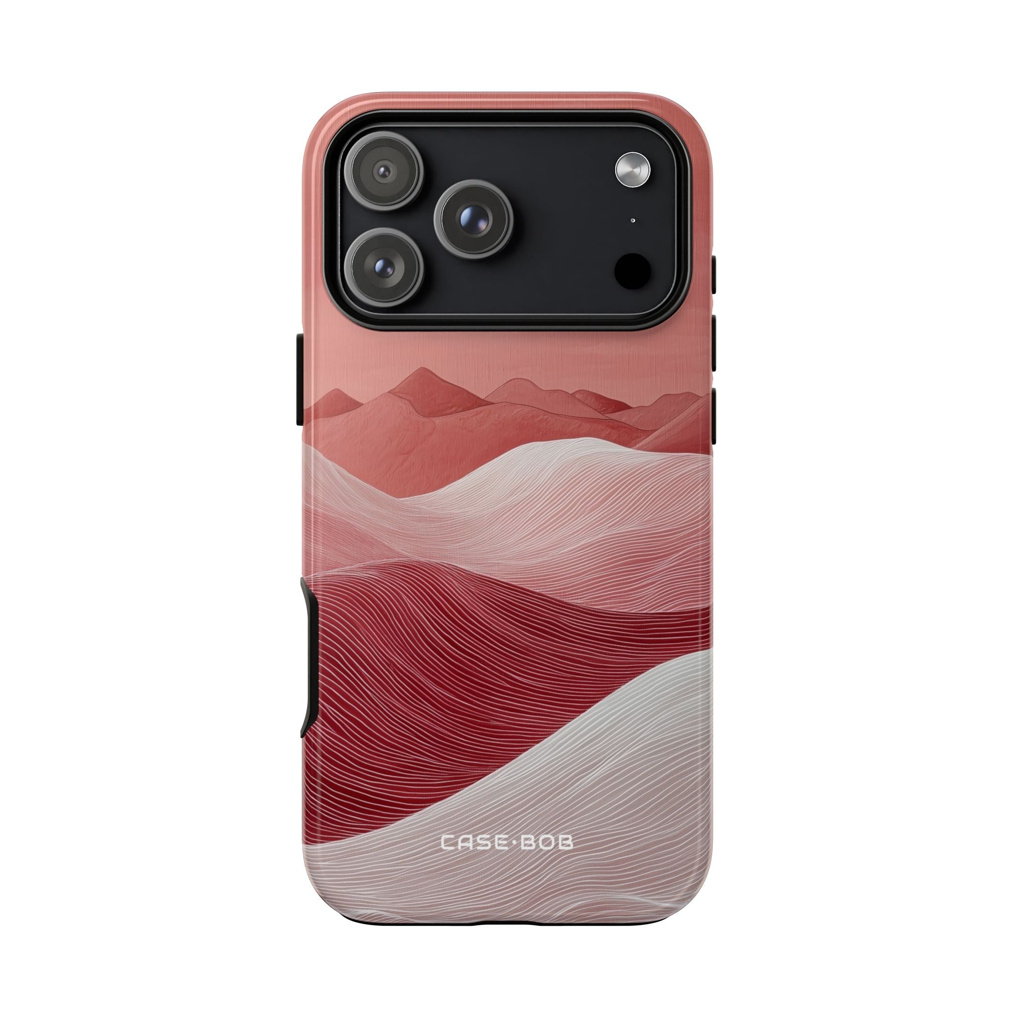 White Orb Dunes iPhone 17 Pro Max Case - Tough