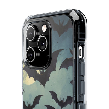 Glowing Bat Swarm iPhone 14 Pro Case - Impact