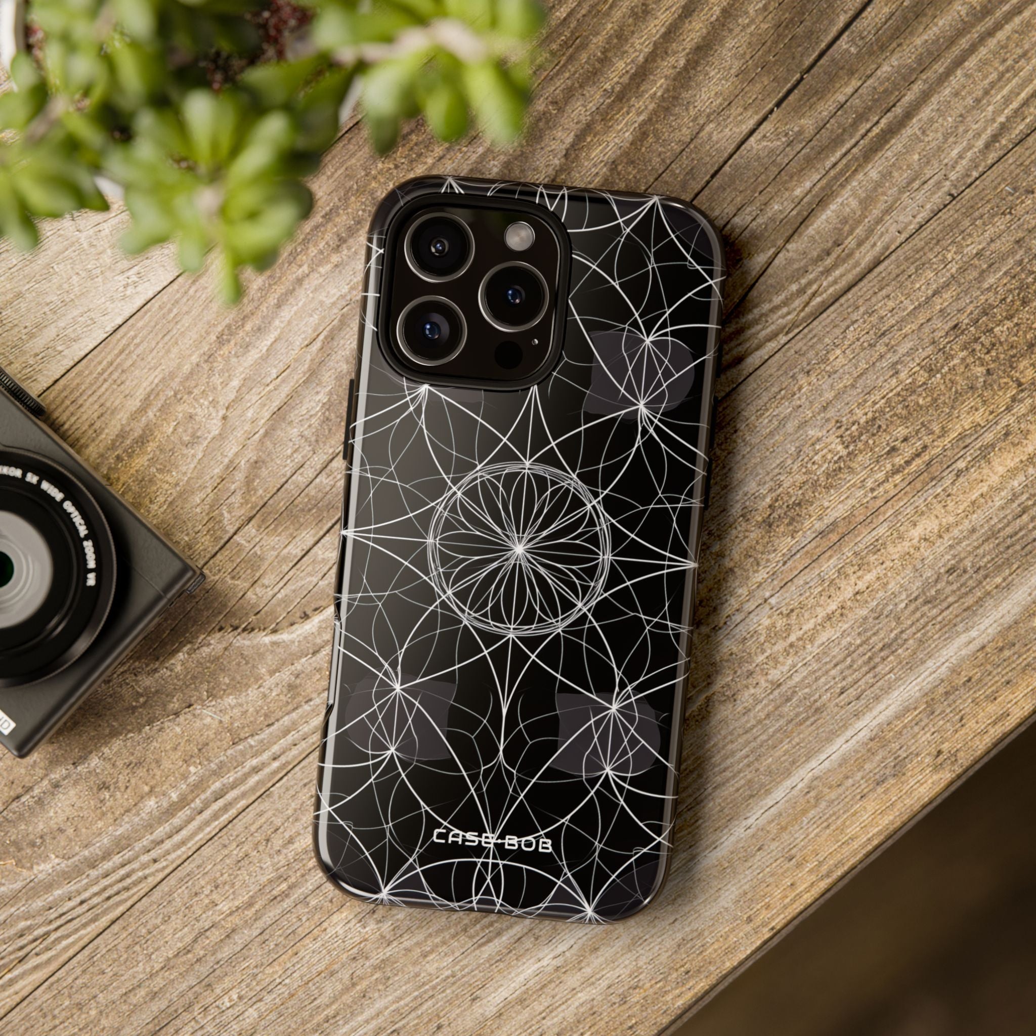 Radiant Petal Orbit iPhone 16 Pro Max Case - Tough