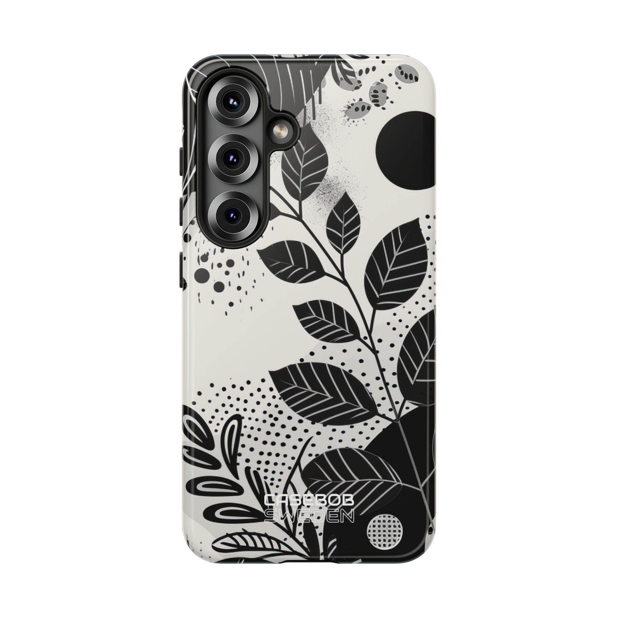 Ritmo di Foglie Monocromo Samsung S25 - Tough