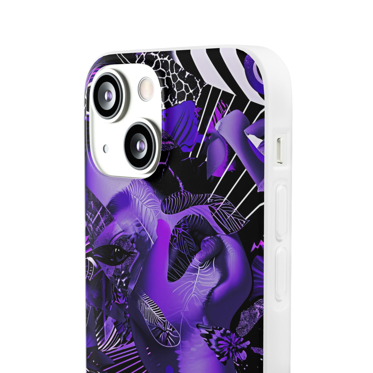 Ultraviolettes Design | Handyhülle für iPhone (flexible Hülle) 