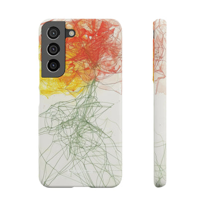 Fiery Blossom | Slim Phone Case for Samsung