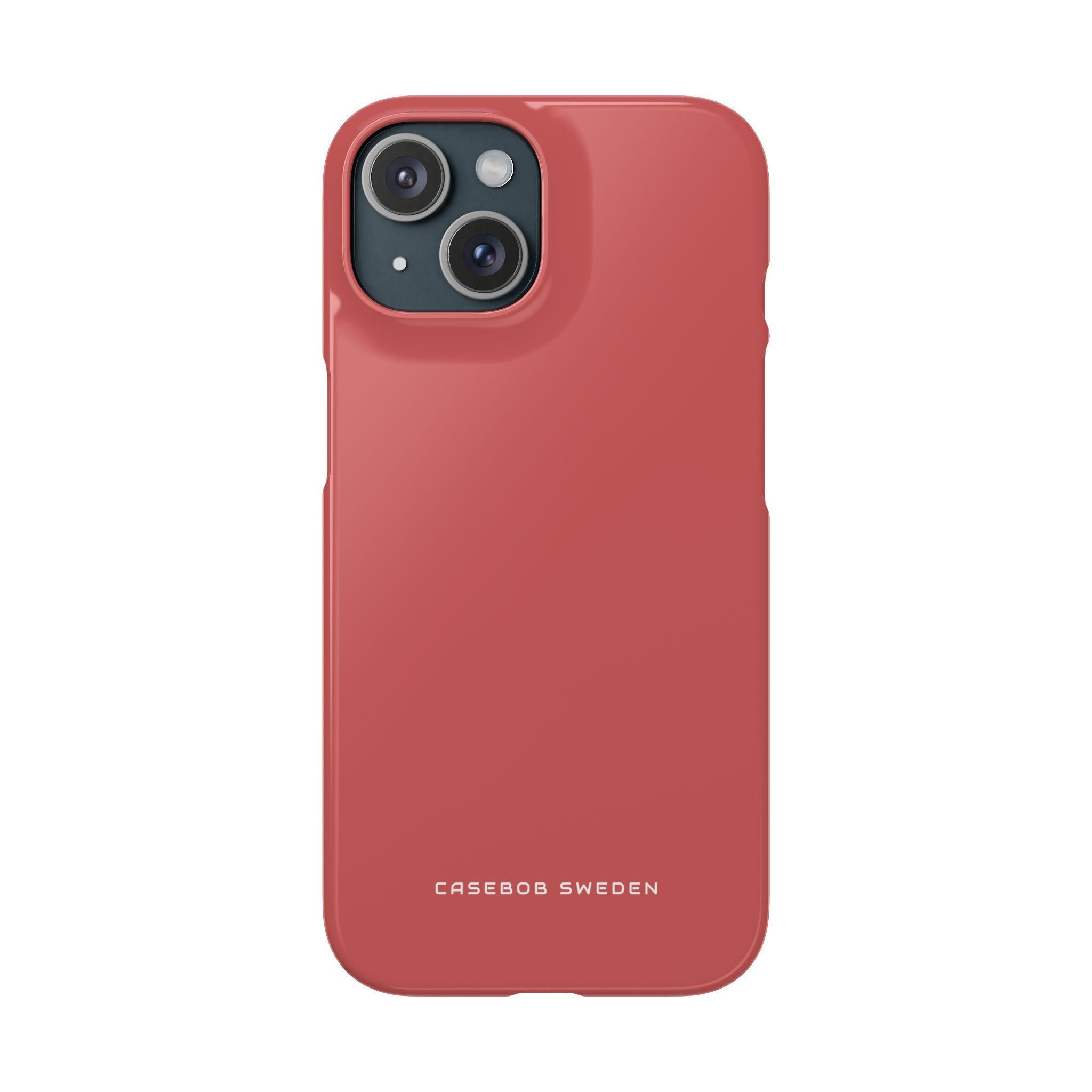 Indian Red iPhone 15 - Slim Phone Case