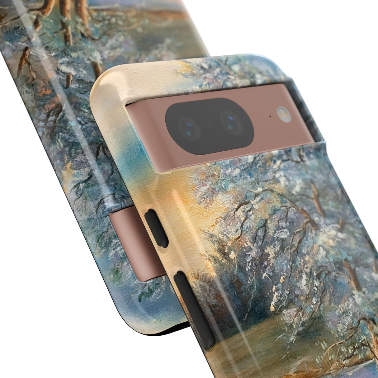 Winterday lake - Protective Phone Case