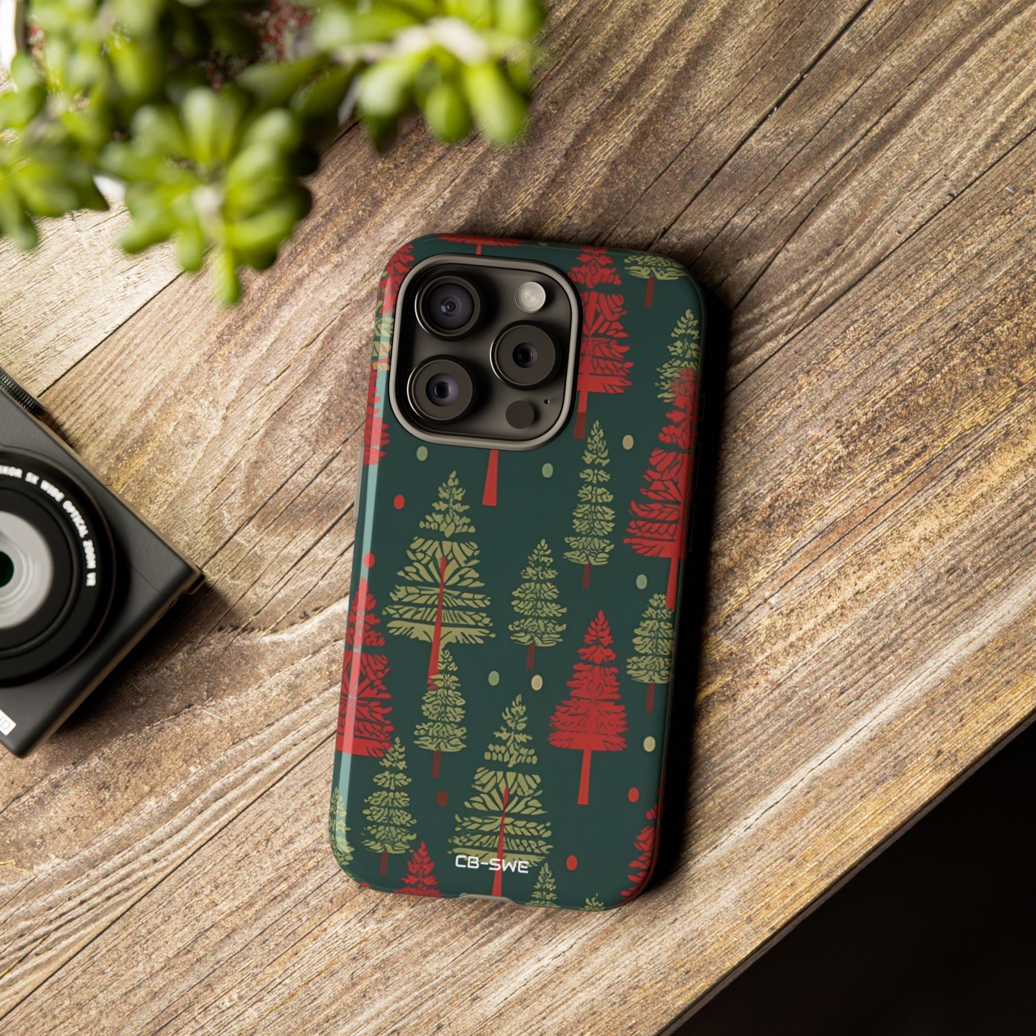 Trees Dance Playfully - iPhone Case