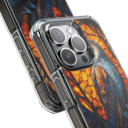 Owl Gazes Moonlight iPhone Case - Impact