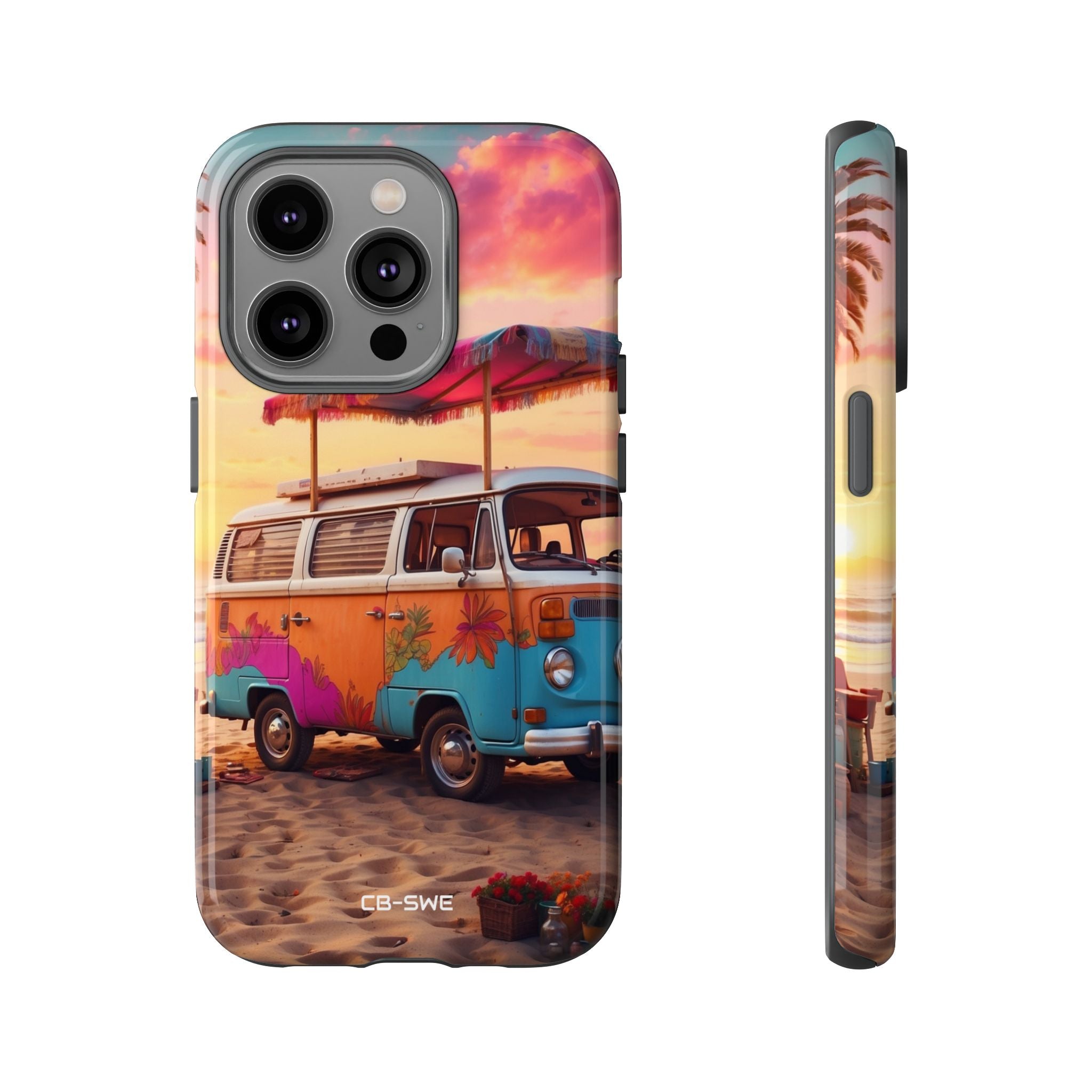 **Van Rests at Shore** - iPhone Case