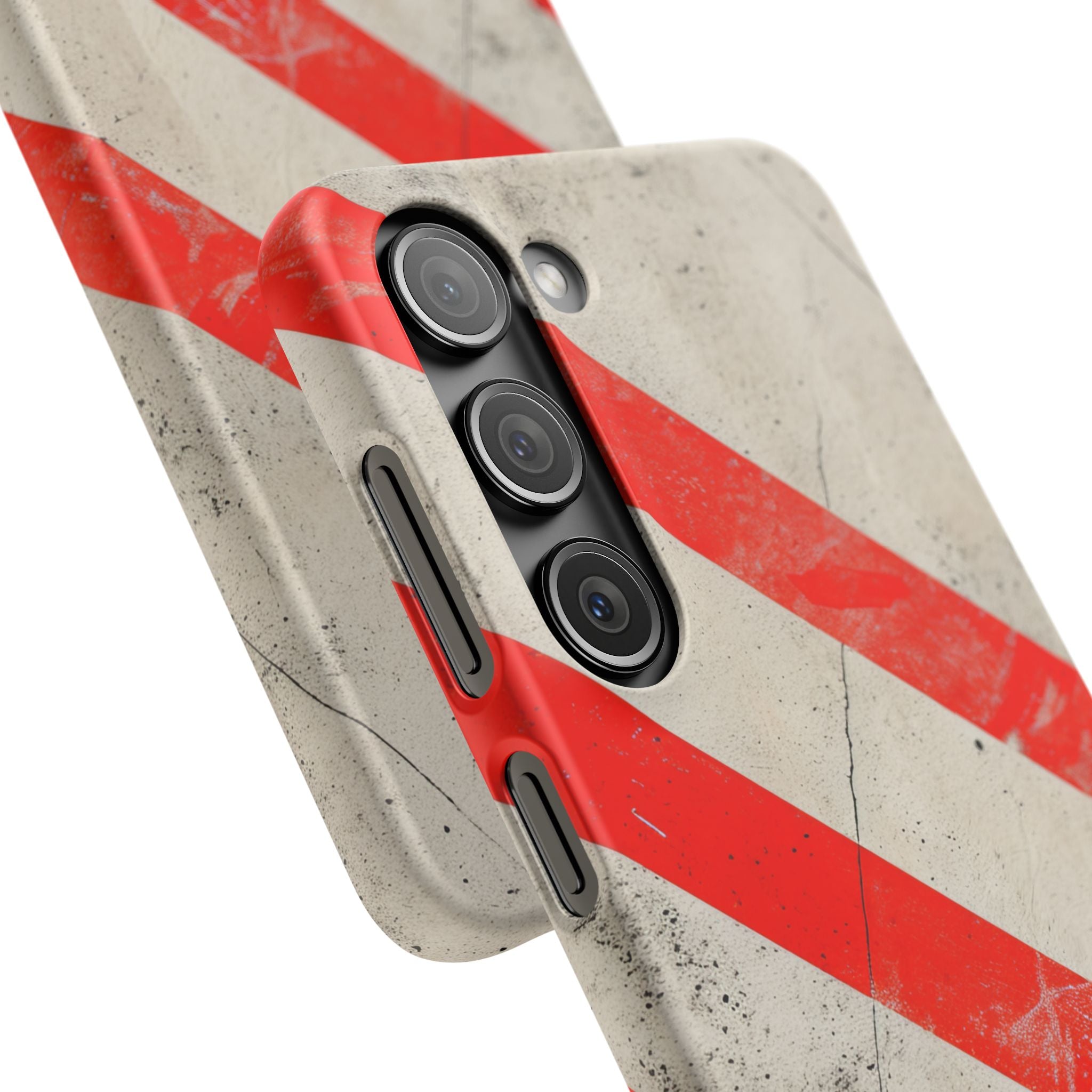 Striker Crimson Stripes Samsung S23 - Slim Phone Case