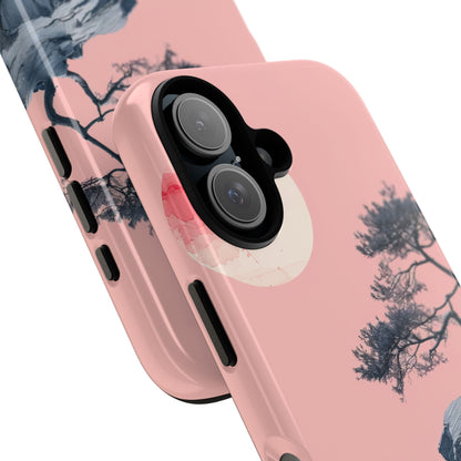 Crimson Moon Tree iPhone 16 Plus Case - Tough
