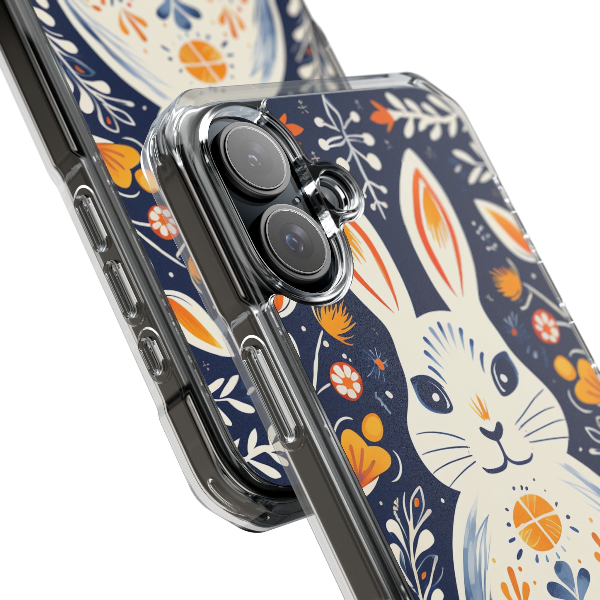 Floral Rabbit Joy iPhone Case - Impact