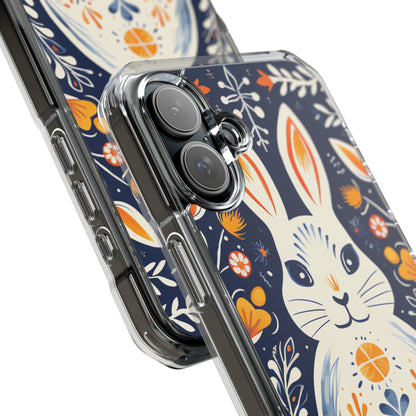 Floral Rabbit Joy iPhone Case - Impact