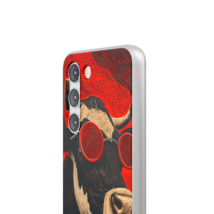 Hypnotic Cow Samsung S23 Case - Soft