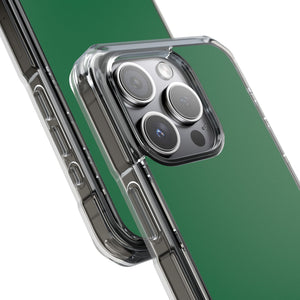 Dark Spring Green | Phone Case for iPhone (Clear Impact Case - Magnetic)