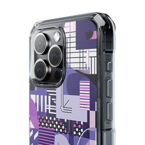 Ultra Violet Design | Handyhülle für iPhone (Clear Impact Case – magnetisch)