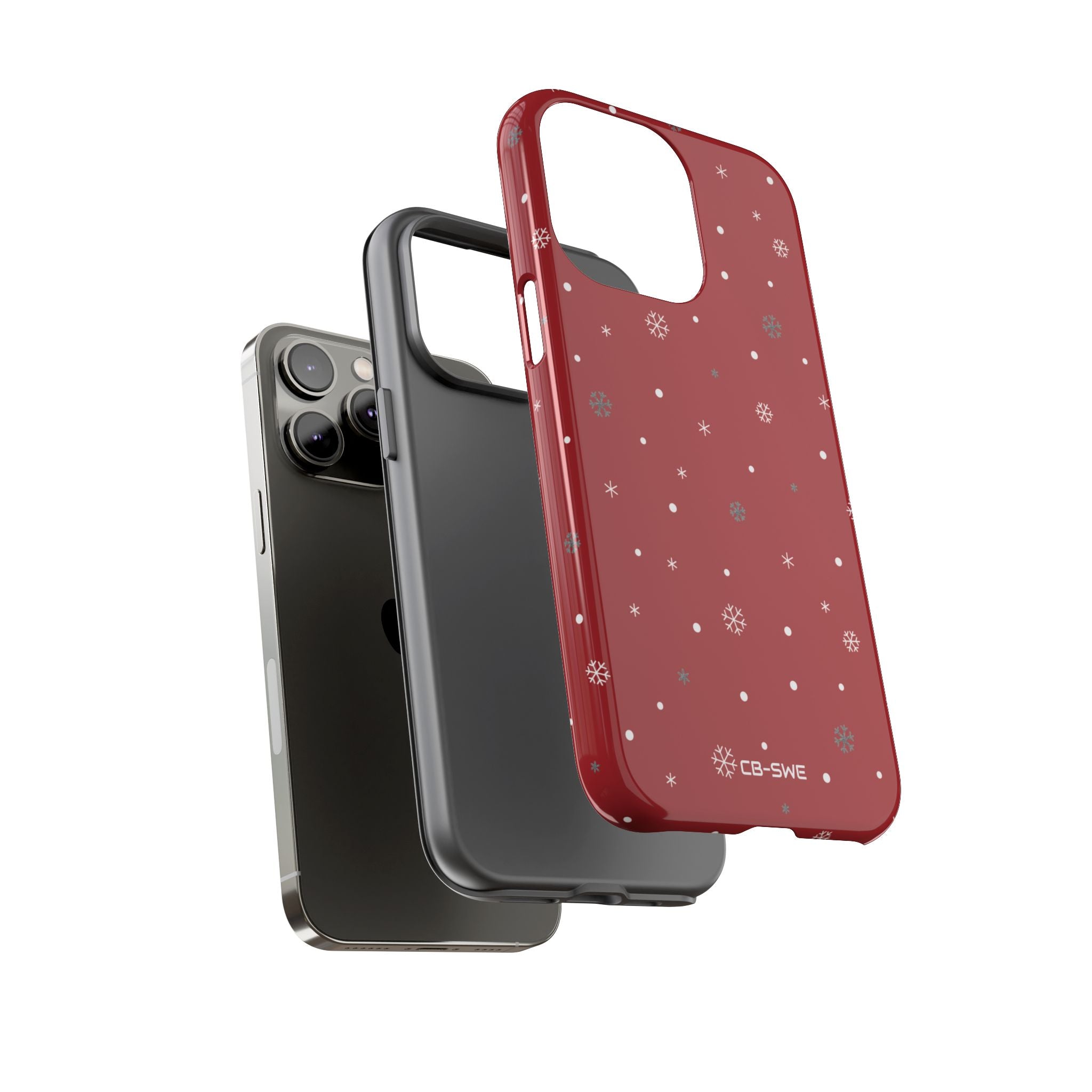 Snowflakes Dance Cheerfully - iPhone Case