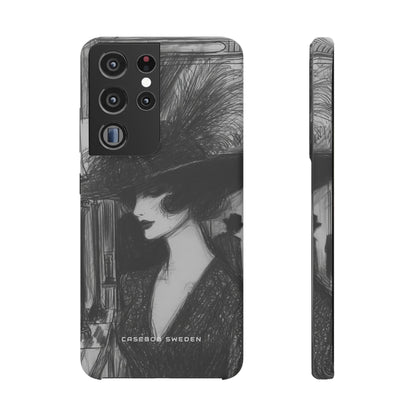 Timeless Elegance in Monochrome Samsung S21 - Slim Phone Case