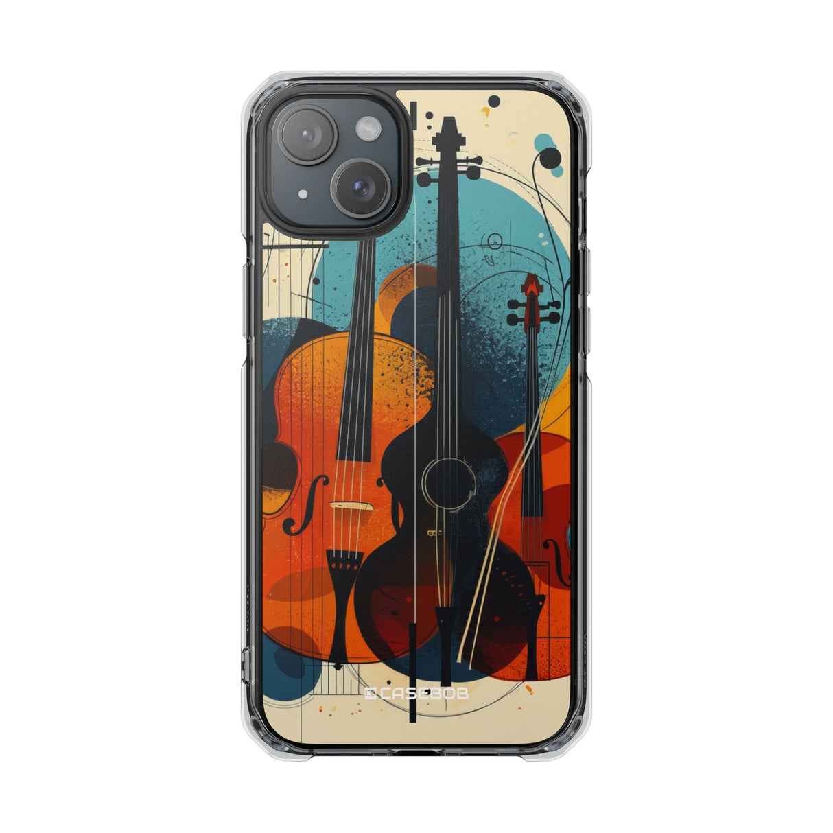 Musical Vortex - Phone Case for iPhone (Clear Impact - Magnetic)