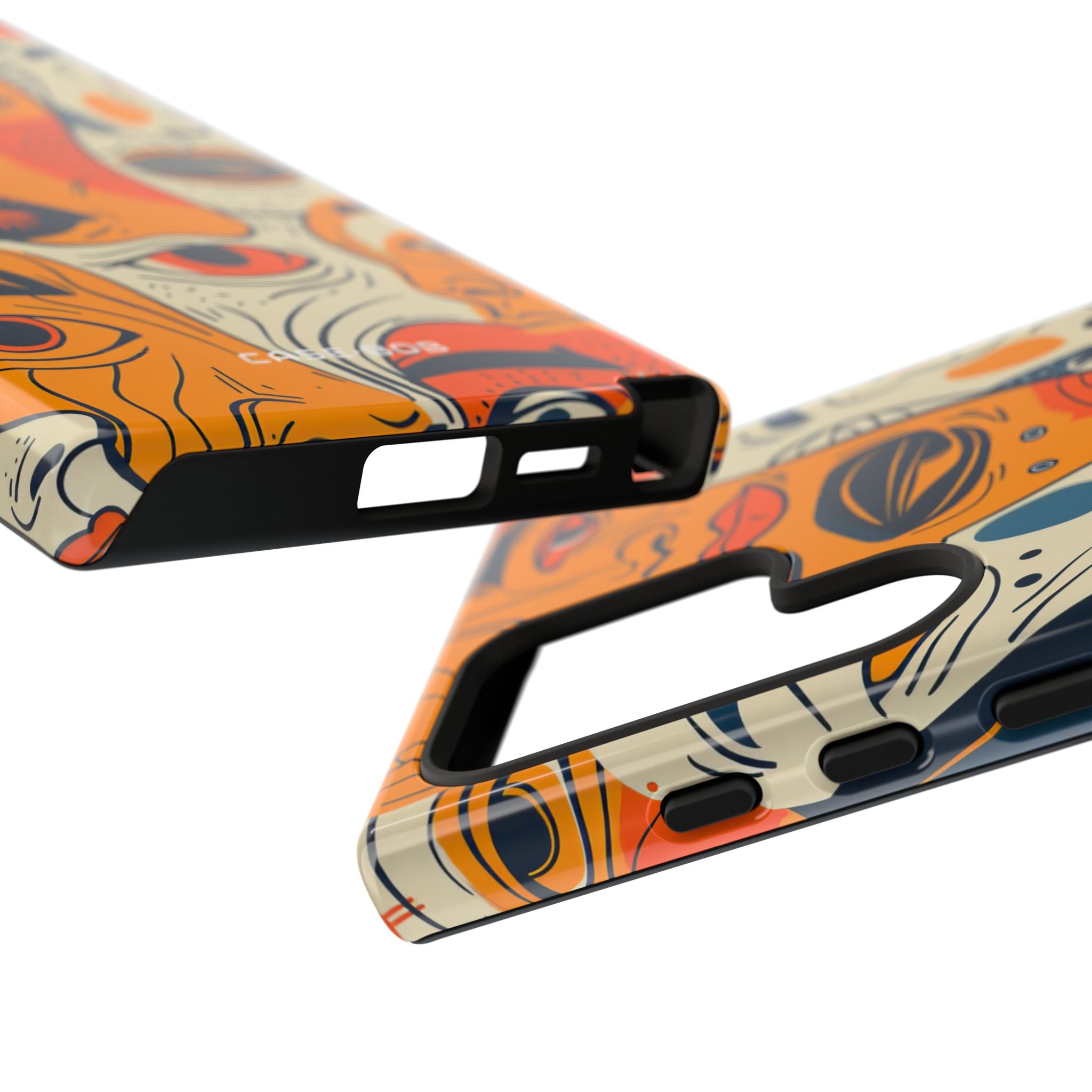 Tangled Faces Sunset Samsung S24 Ultra Case - Tough