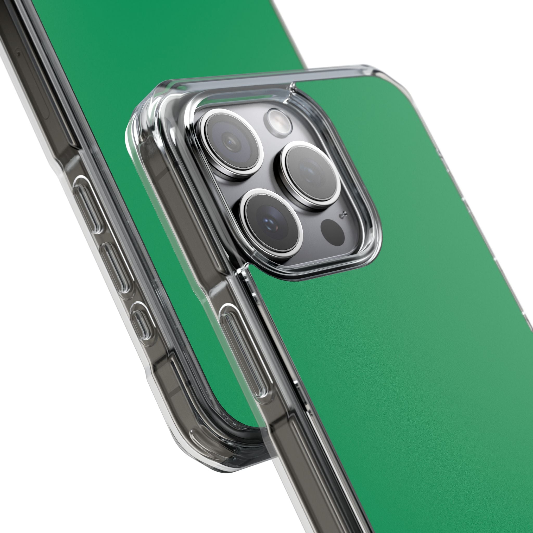 Shamrock Green - Clear Impact Case for iPhone