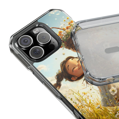 Joyful Girl Leaps iPhone Case - Impact
