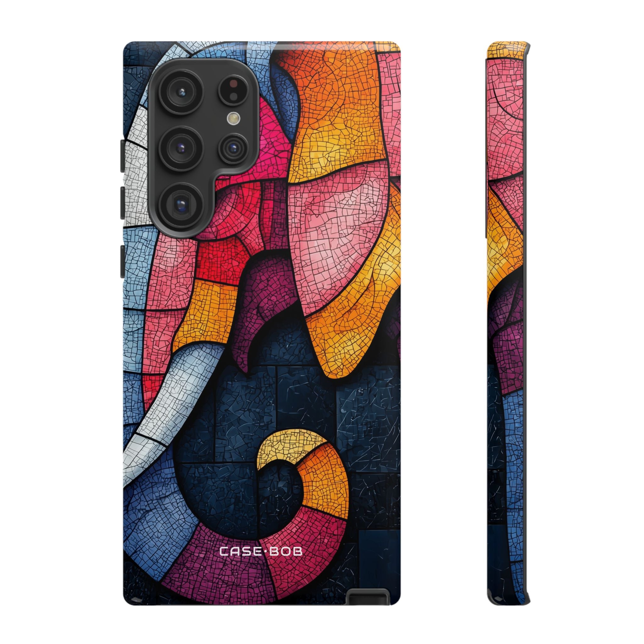 Elephant Mosaic Samsung S22 Ultra Case - Tough