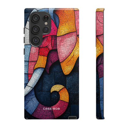 Elephant Mosaic Samsung S22 Ultra Case - Tough