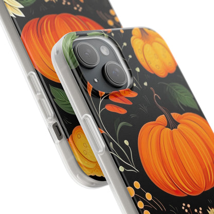 Pumpkin Glow iPhone 15 Plus Case - Soft