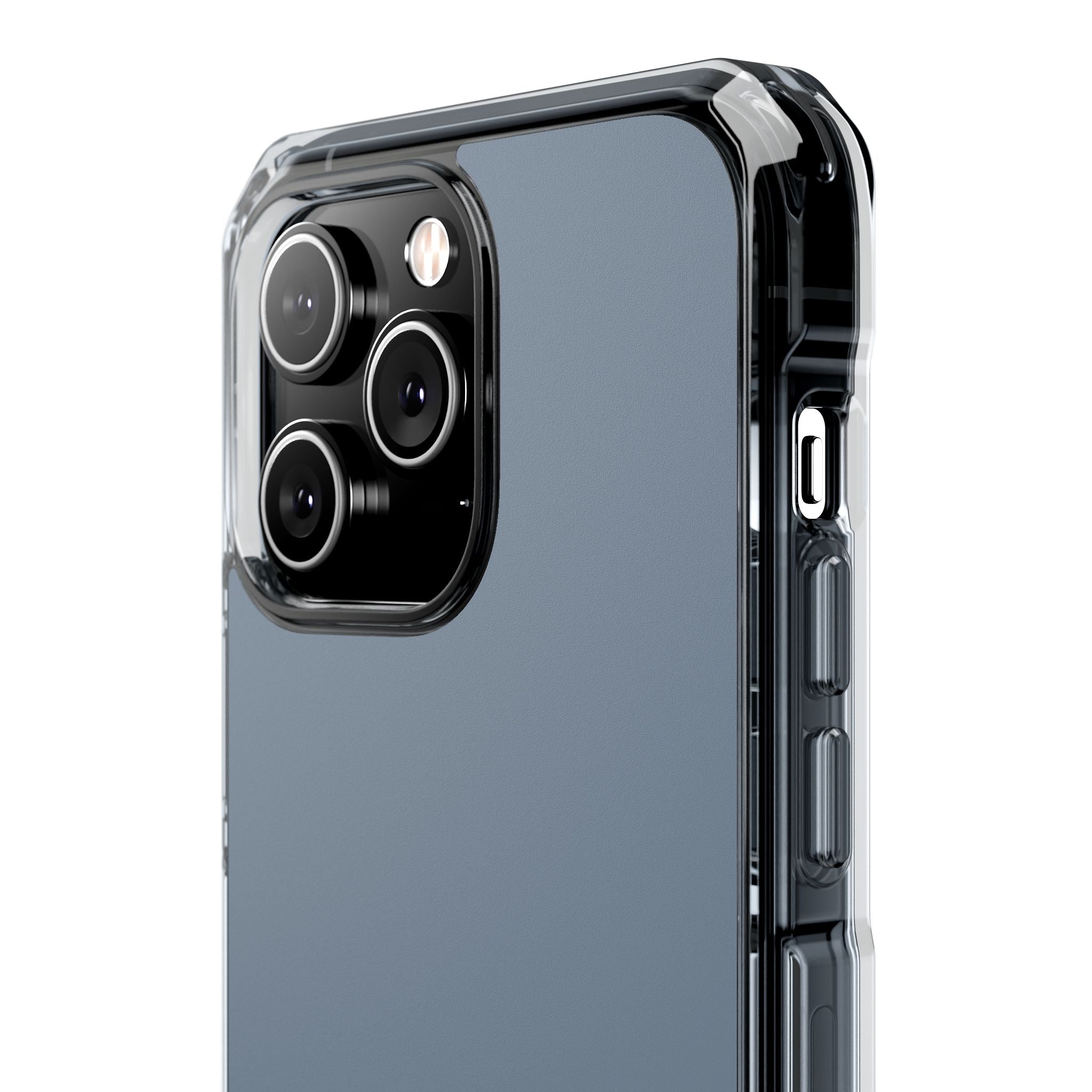 Light Slate Gray iPhone 14 - Clear Impact Phone Case