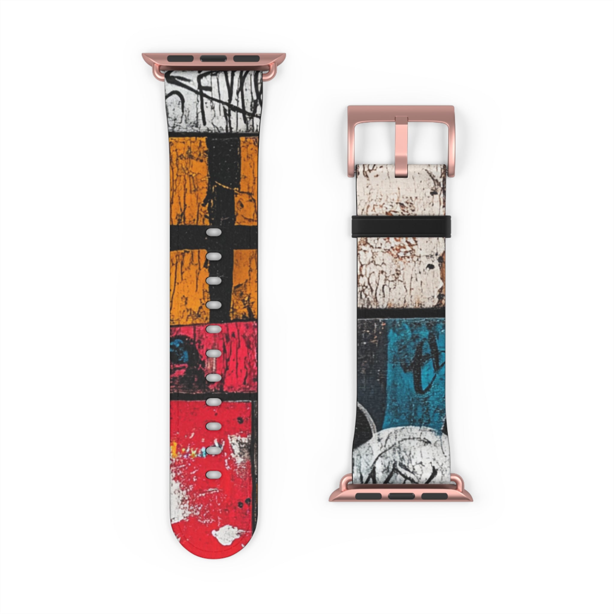 White Orb Graffiti - Watch Band