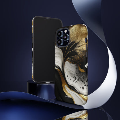 Gold Swirl Elegance - iPhone Case