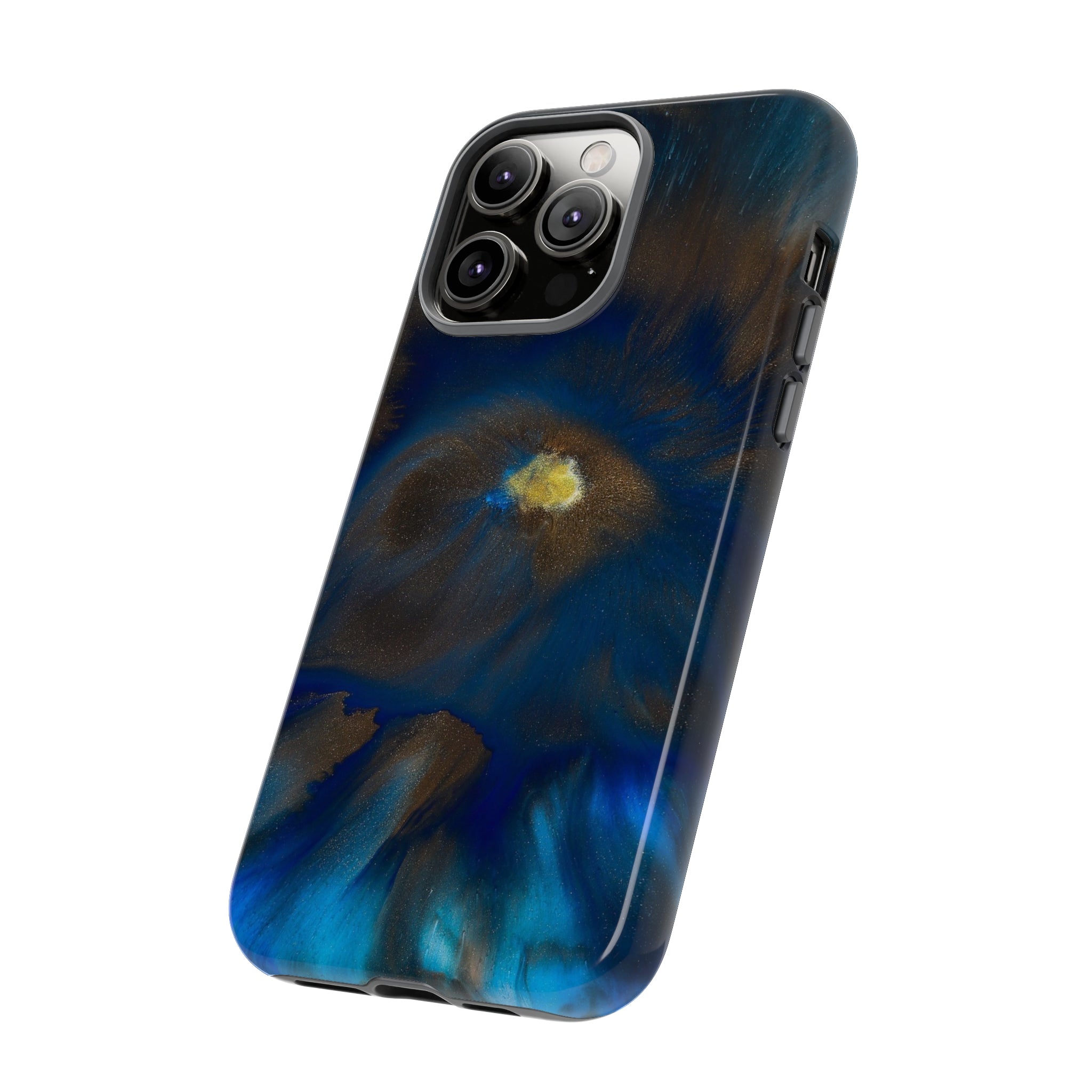 Space Galaxy Ink Art iPhone Case (Protective) Phone Case