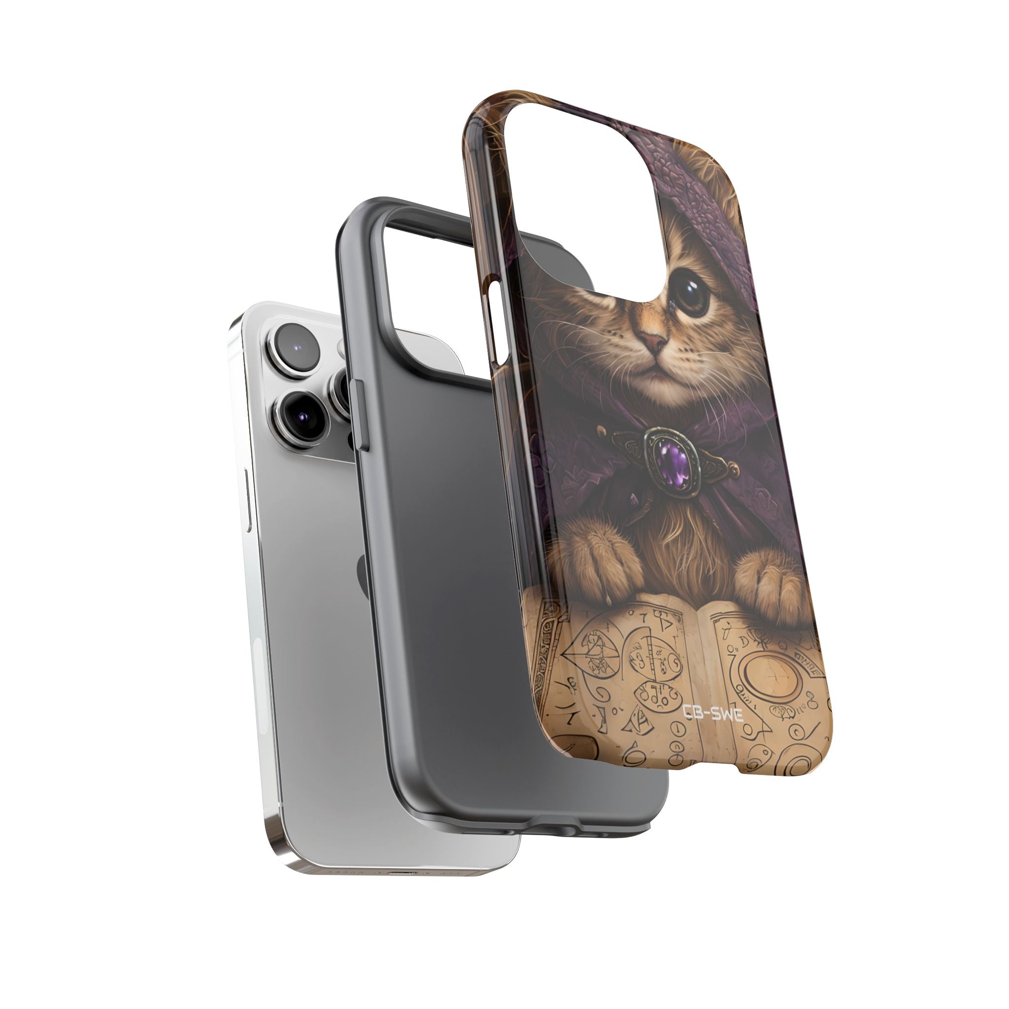 Mystical Wizard Cat - iPhone Case