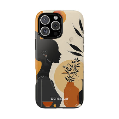 Serene Silhouette in Warm Hues - for iPhone 16