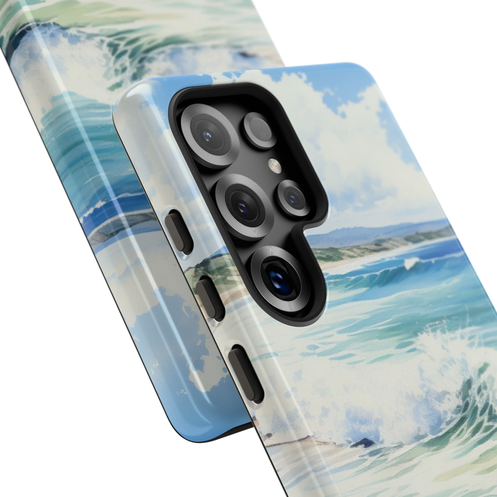 Serene Coastal Watercolors - Samsung Case