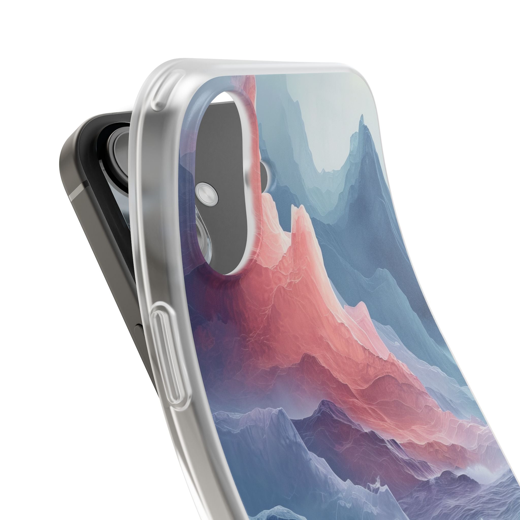 Mountain Wave Serenity - Flexi iPhone 16 Phone Case