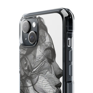 Ethereal Lines - Phone Case for iPhone (Clear Impact - Magnetic)