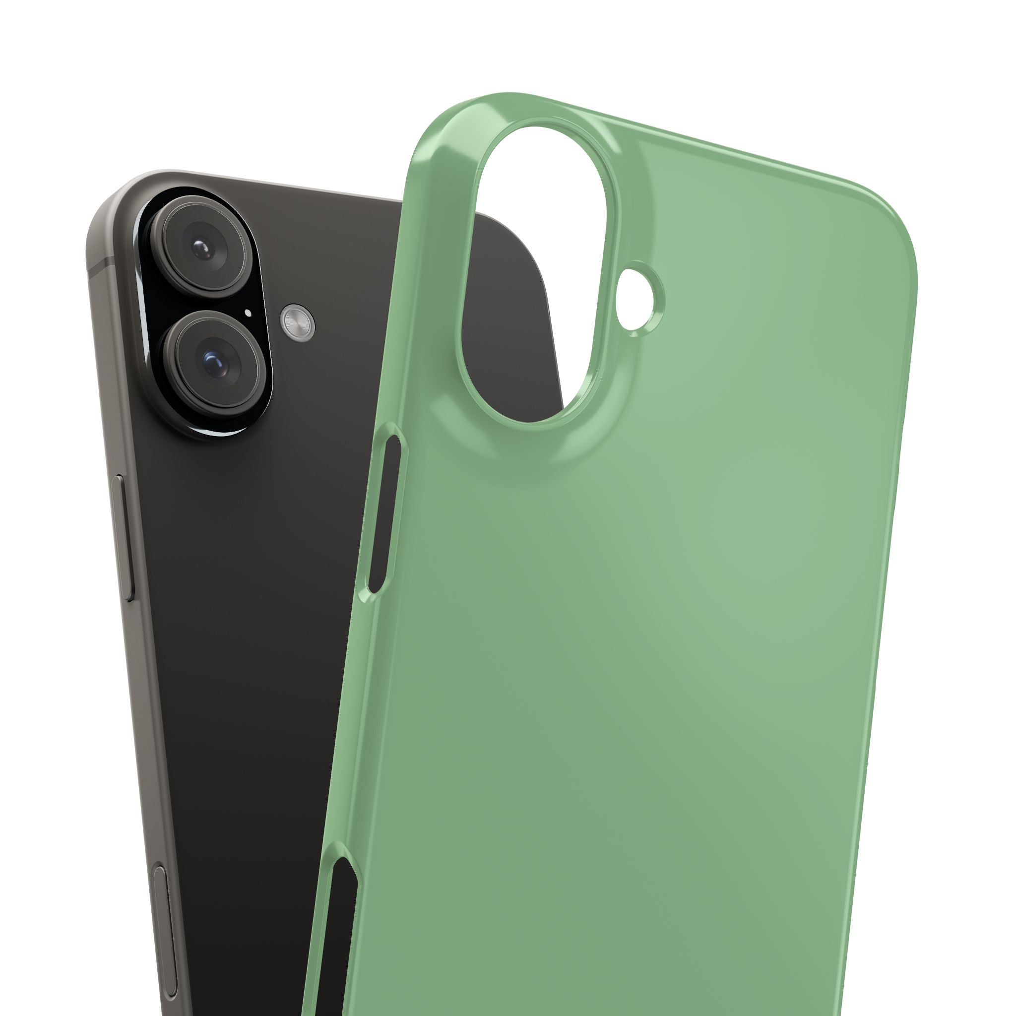 Dark Sea Green iPhone 16 - Slim Phone Case