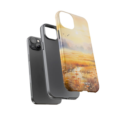 Glowing Sunrise iPhone 14 Plus Case - Tough
