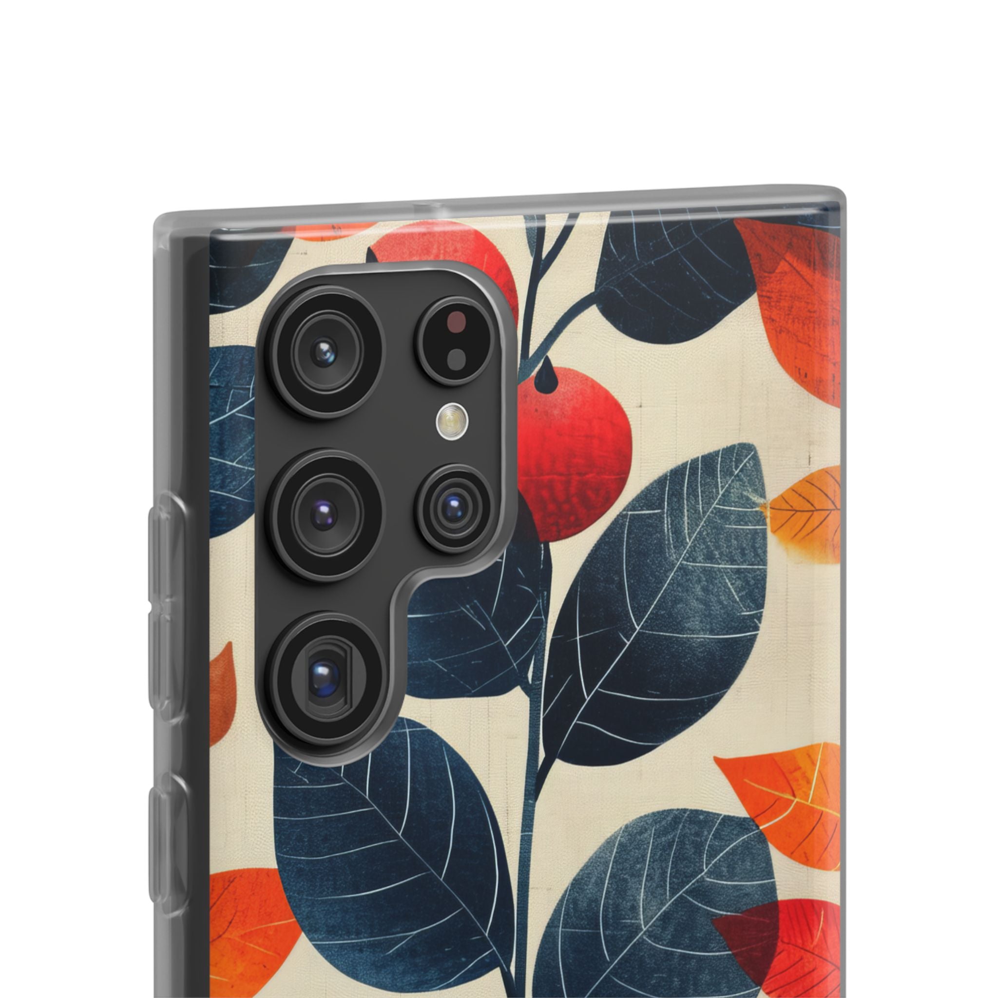 Autumn Nature Pattern - Flexi Samsung S22 Phone Case