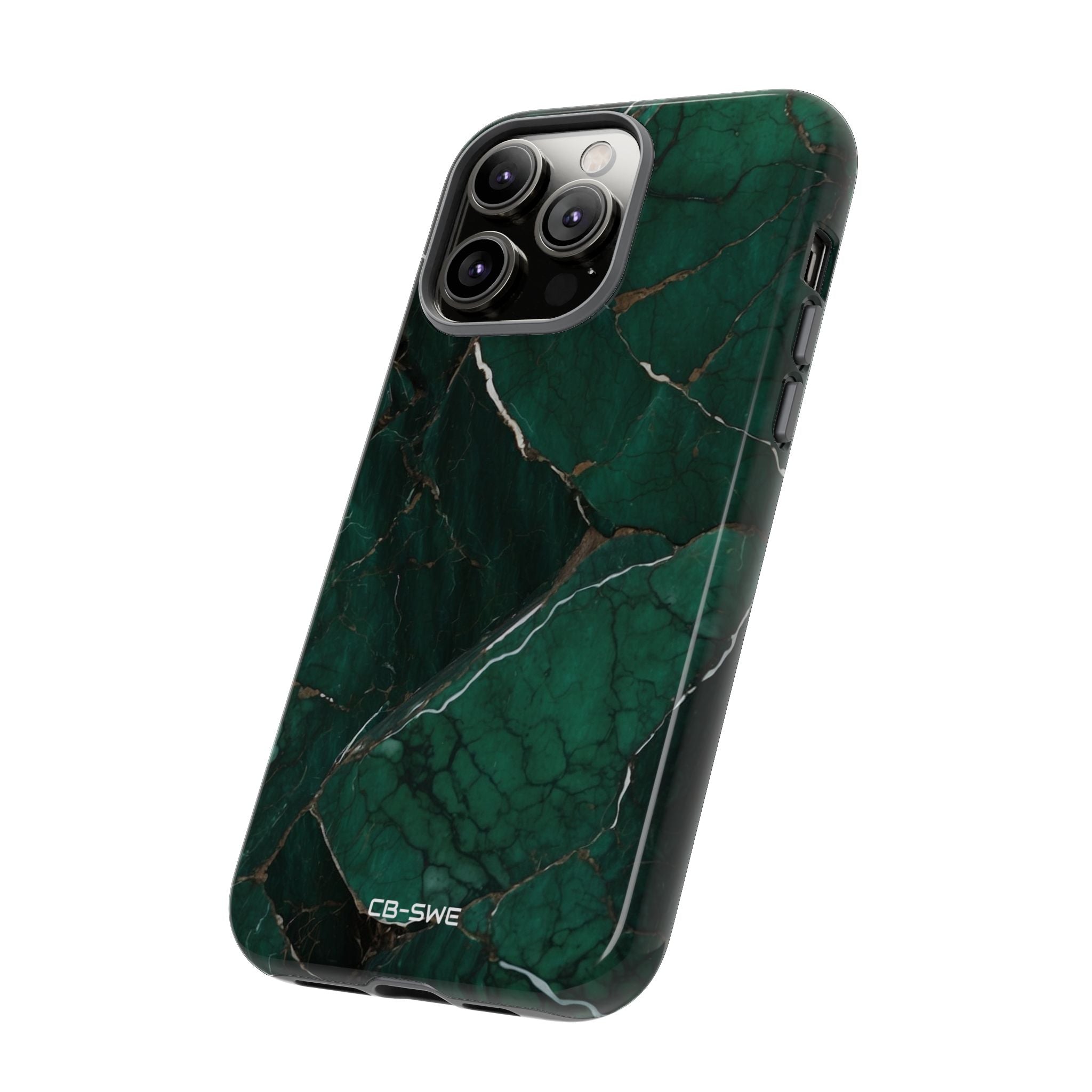 Emerald Veins Flow - iPhone Case