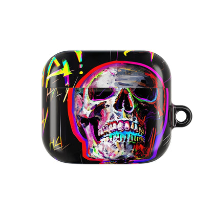 Neon Skeleton Laughter - AirPods Case