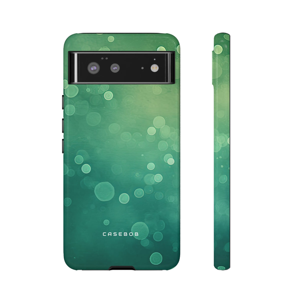 Green Dot Matrix - Protective Phone Case