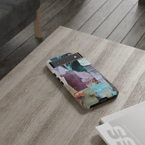 Textured Fabric Fusion - Protective Phone Case