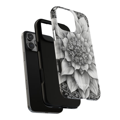 Cosmic Floral Mandala iPhone 16 - Tough+