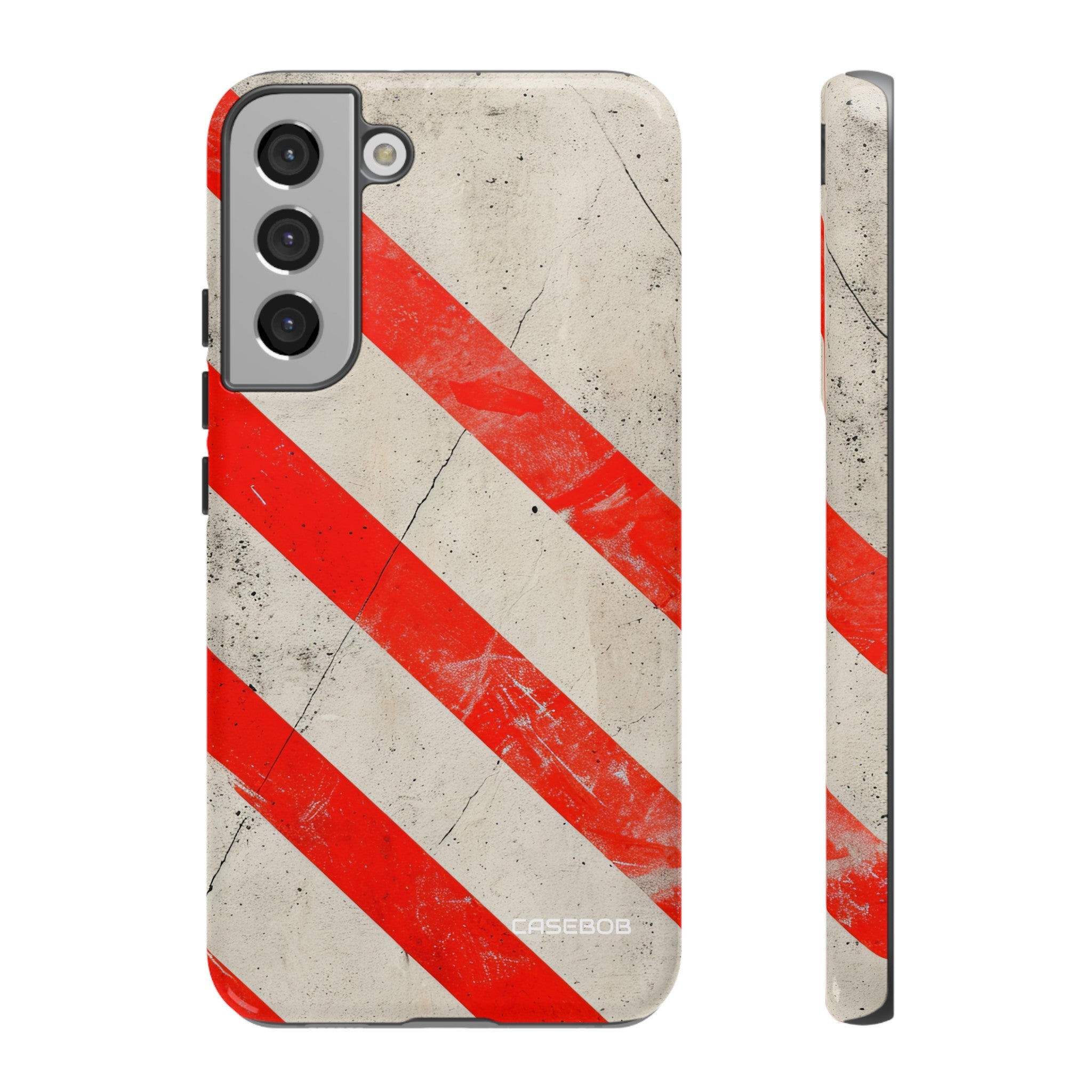 Crimson Line Minimalism - Protective Phone Case