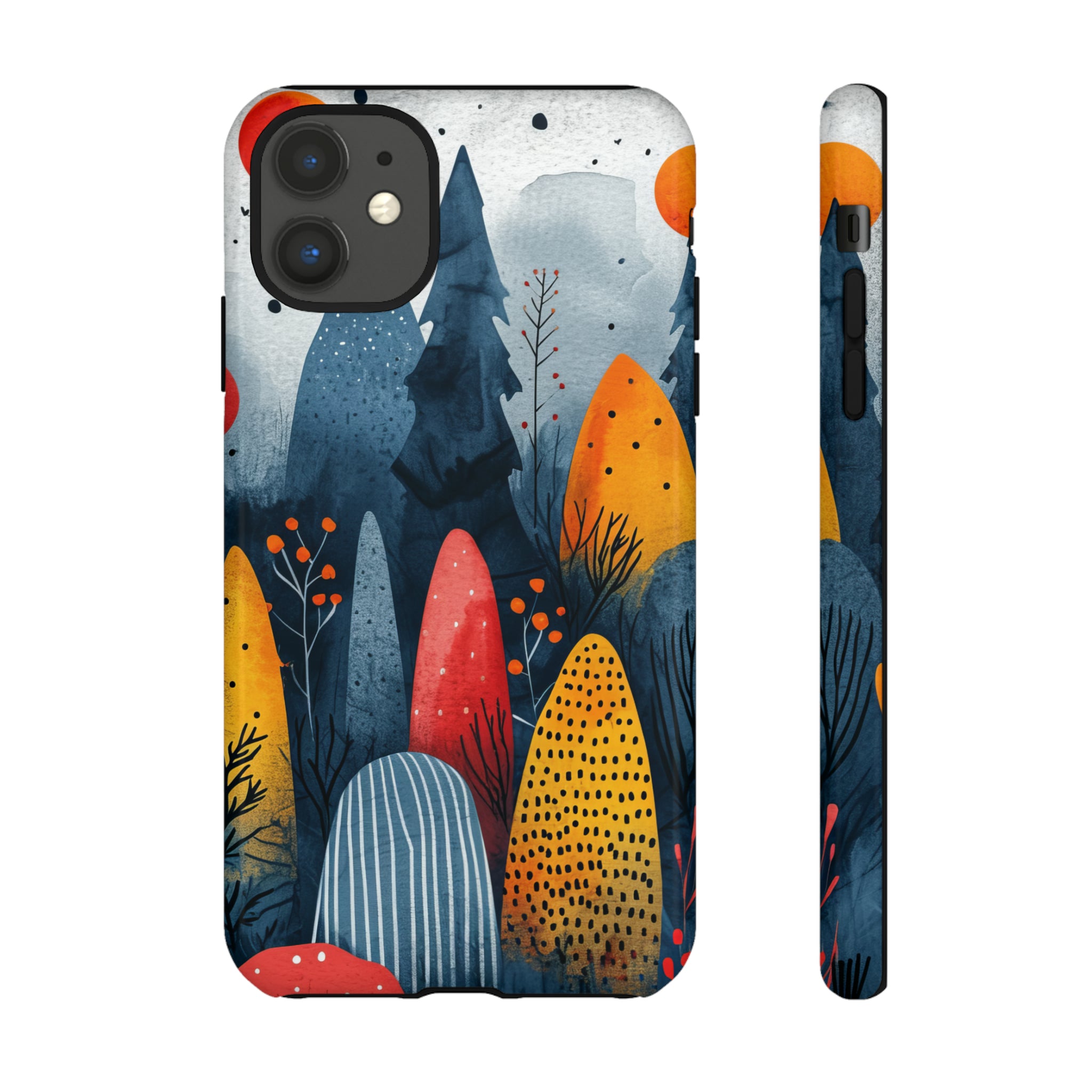 Scandinavian Forest Elegance - Protective Phone Case